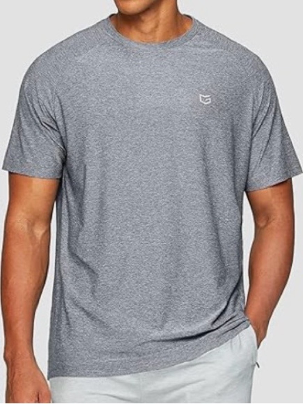 G Gradual Men’s Quick Dry Workout T-Shirt Gray - Size M Lightweight - NWT